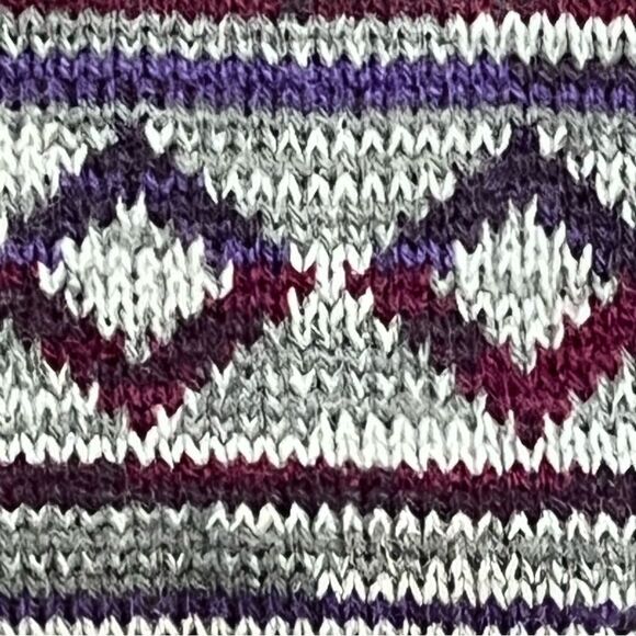 Ruff Hewn Fair Isle Knit Fleece Vest Size Medium - Picture 10 of 12